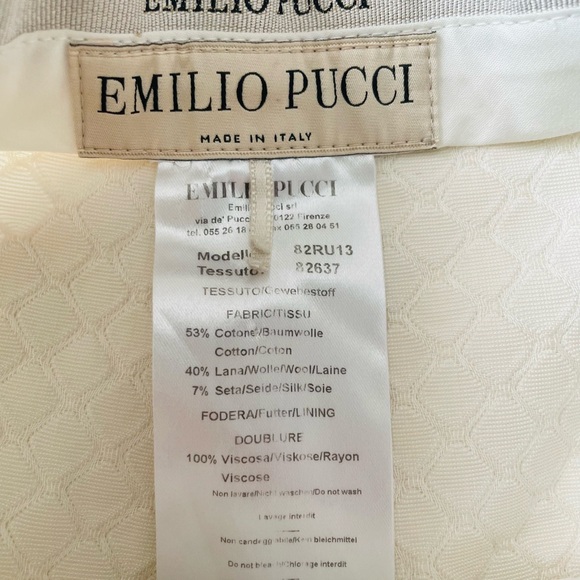Emilio PUCCI White Textured Shorts - Picture 7 of 9